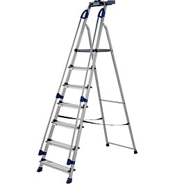Professional Aluminium Folding Steps with Tool Tray