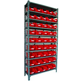 Shelf Units with Robust Bins