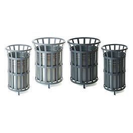 Outdoor Open Top Steel Bins