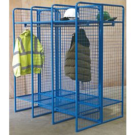 Wire Mesh Storage Compartments - Double Sided Unit - WML02Z/BL