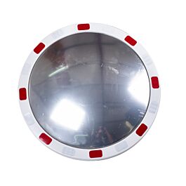 Circular Traffic Mirrors with Reflective Edges